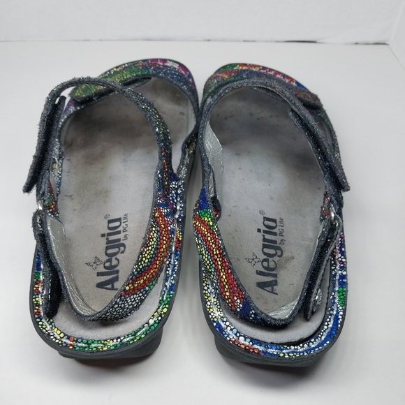 Alegria VERONA Bullseye Women EU 39 US 8.5 Multicolor Strappy Adjustable VER-387 - Picture 7 of 12